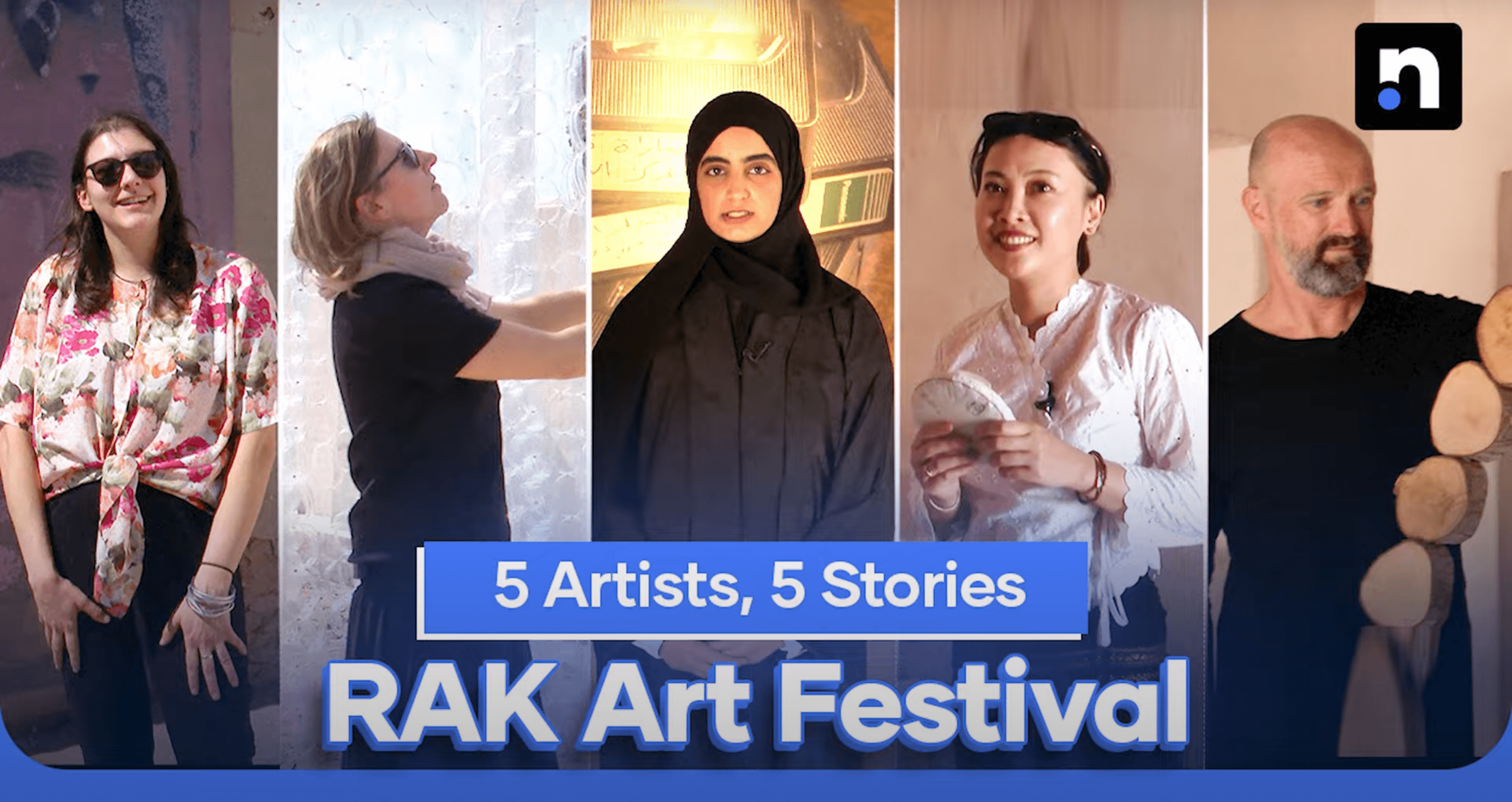 5 Unique artists at RAK Art Festival - Turning forgotten materials into art